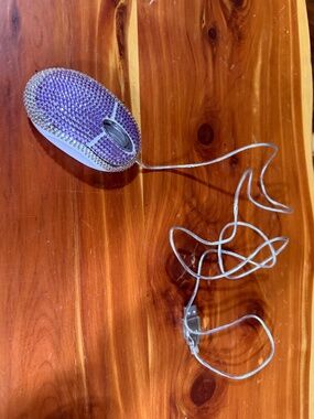 Purple gem mouse pad